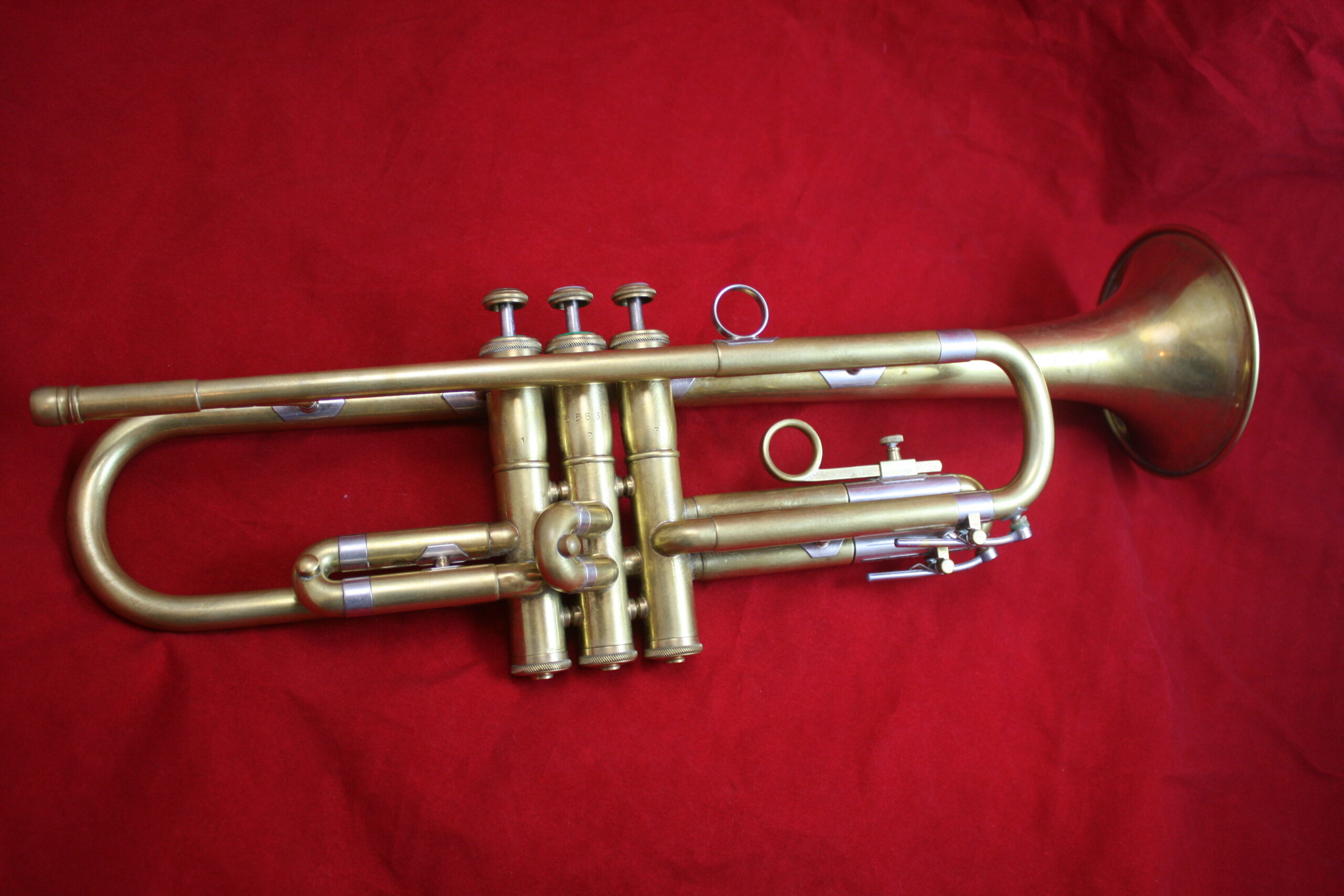 Lacquered Brass  (including raw brass) may have some nickel-silver components, but entire horn is not plated.  Just because your instrument is "gold colored" doesn't mean it is gold plated.  It is very likely lacquered brass.  Select this if you are not sure.