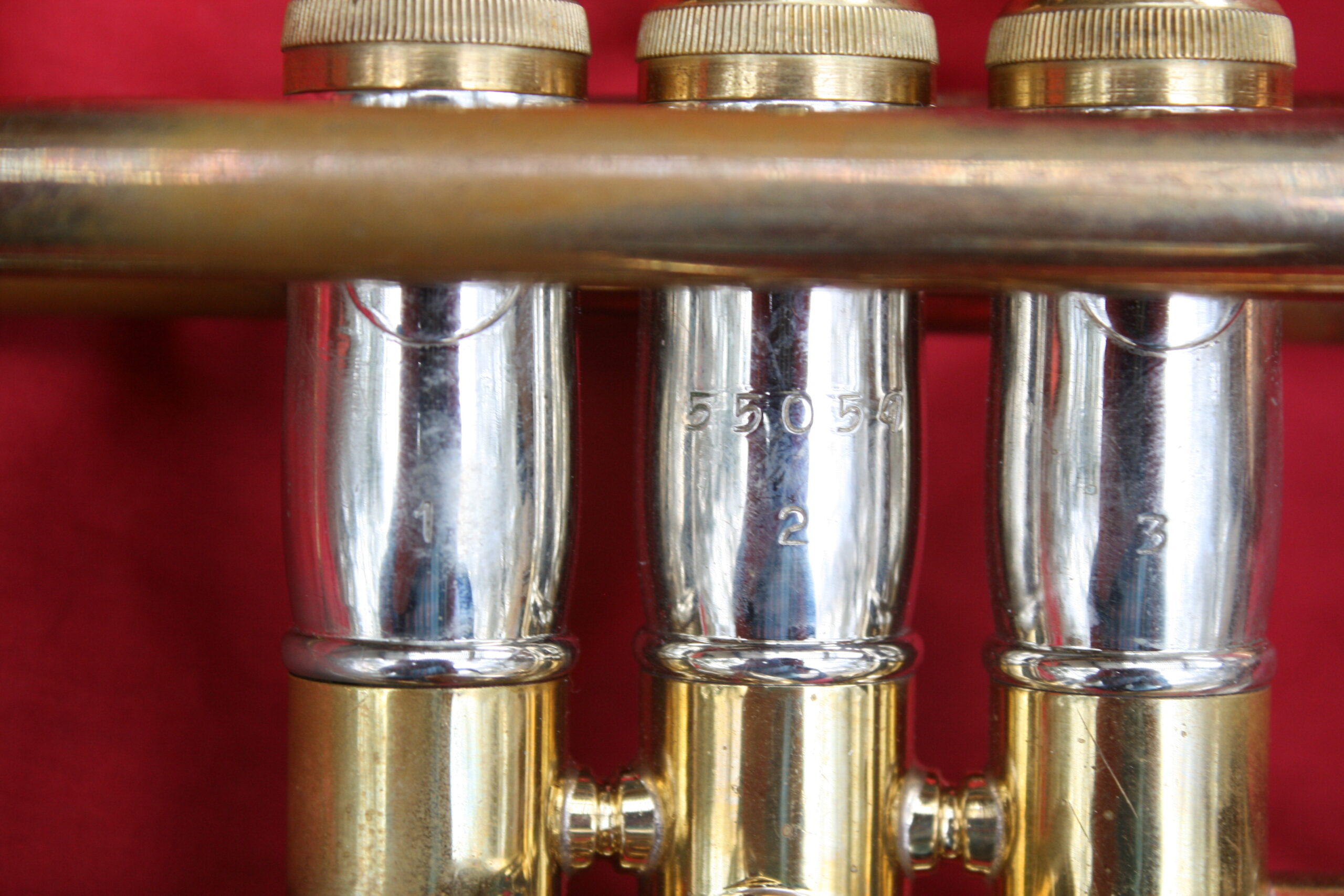 on the second valve casing below the leadpipe