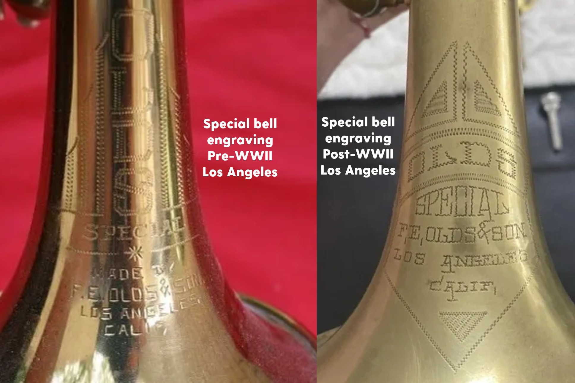 Special model (different styles of engraving, but "Special" will be engraved on the bell)